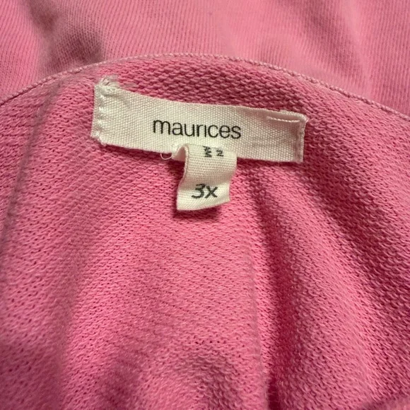 Maurices Pink Sweatshirt for Women - Picture 3 of 4